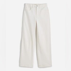 Madewell The Perfect Vintage Wide Leg Jean In Tile White Size 24